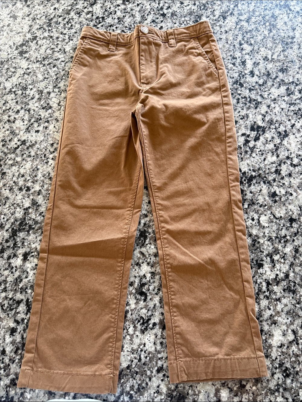 crown & ivy Men's Straight Chino Pants - Tan Brown